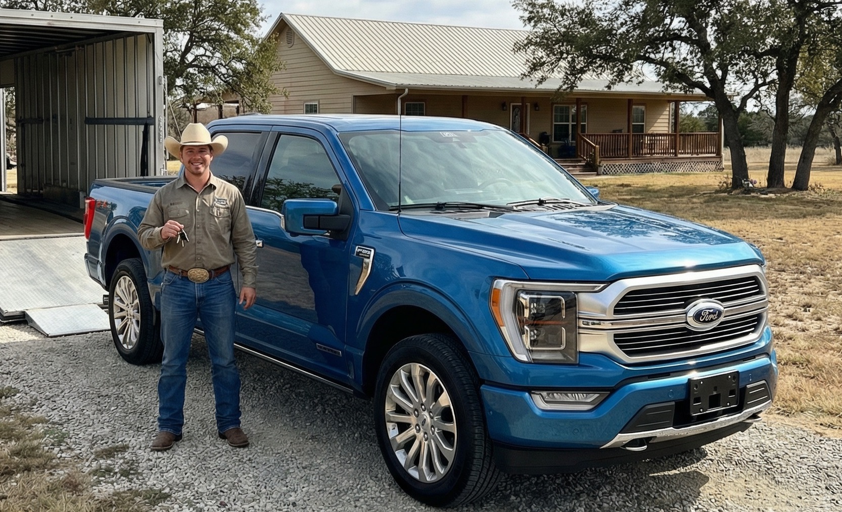 Daniel's Ford delivered after auction